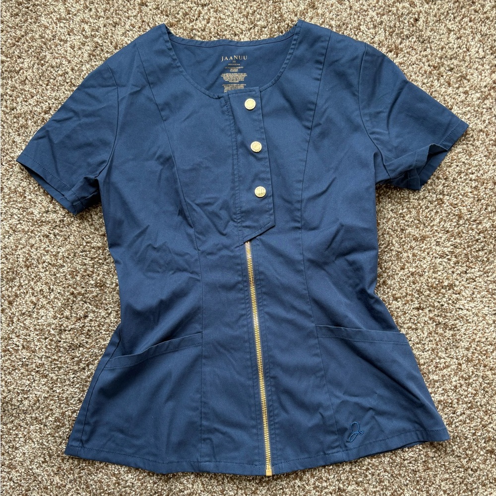 Jaanuu scrub top Navy blue